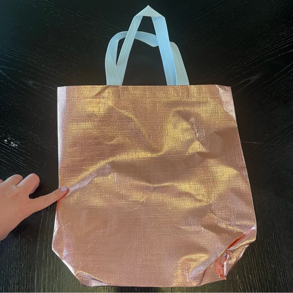 Elegant Gold Vinyl Gift or Tote Bag